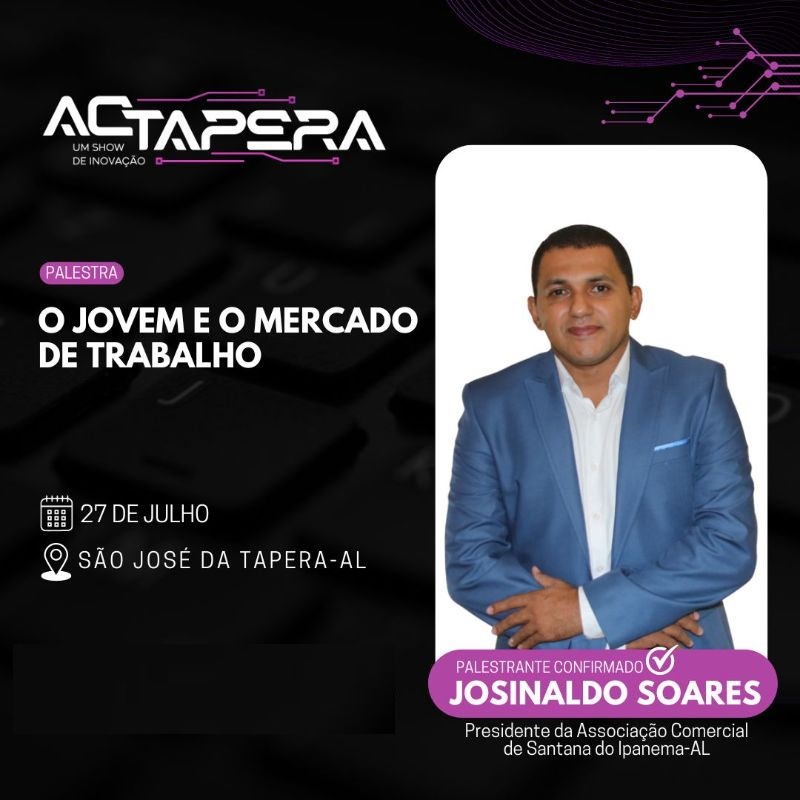 PALESTRA O JOVEM E O MERCADO DE TRABALHO